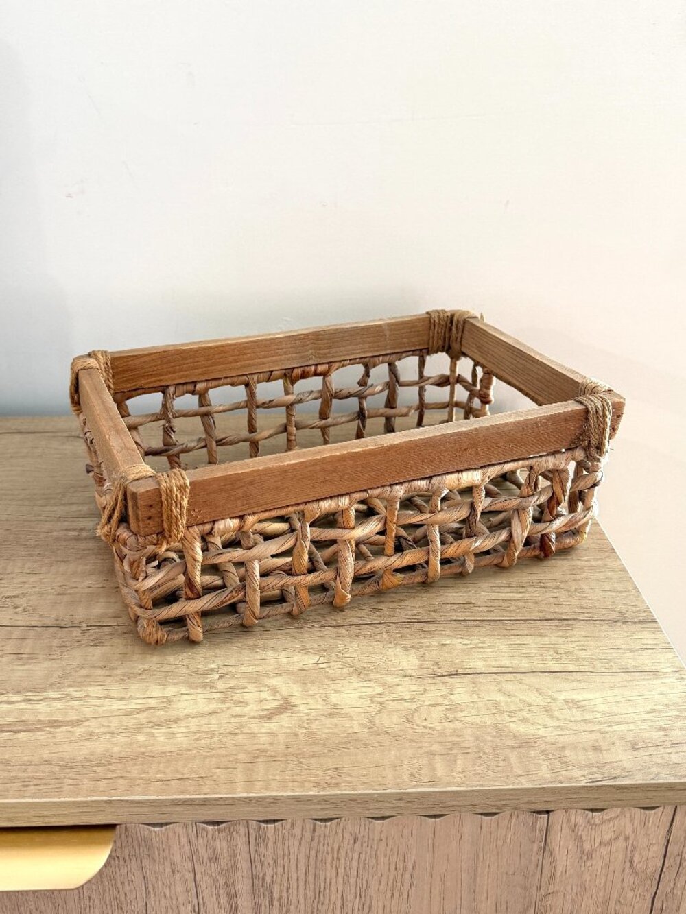 home | small wicker woven storage basket